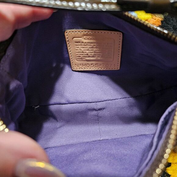 2005 Vintage y2k Coach Holiday Demi Shoulder Bag Purse - Picture 5 of 6